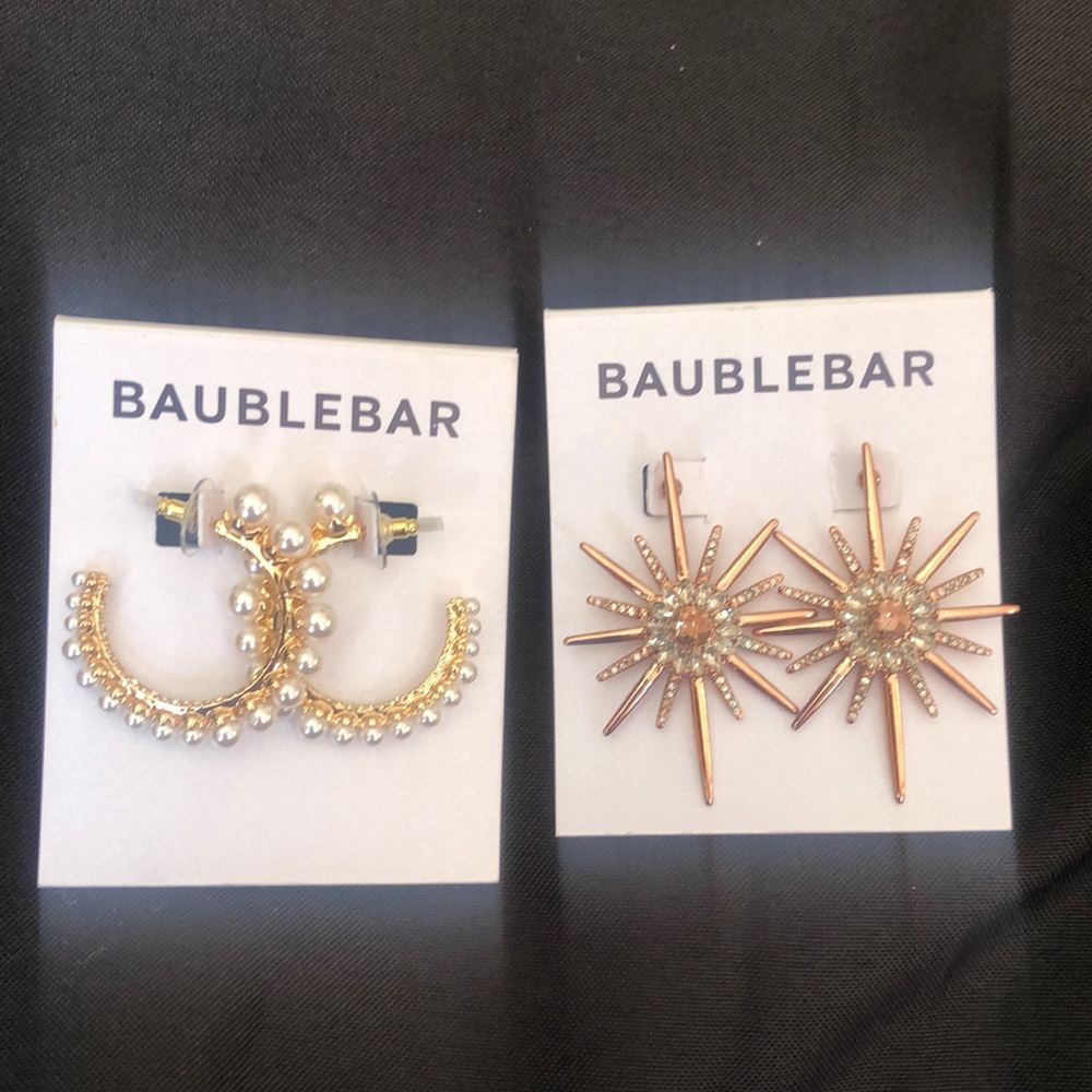 Baublebar Statement Earring Bundle 2 Pairs - image 1